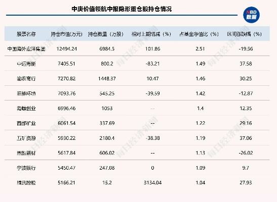 首批权益基金四季报出炉