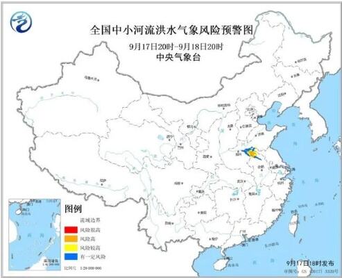 中小河流洪水风险预警：安徽山东河南江苏等地局部发生洪水风险高